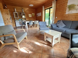 Wohnbereich Ferienhaus Ostseezauber