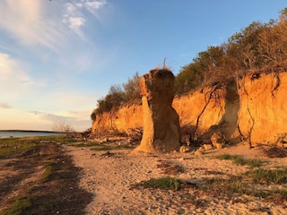 Strand - Steilküste in Boiensdorf - Boiensdorfer Werder