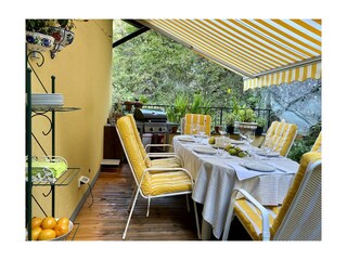 Grillplatz auf der 1. Terrasse