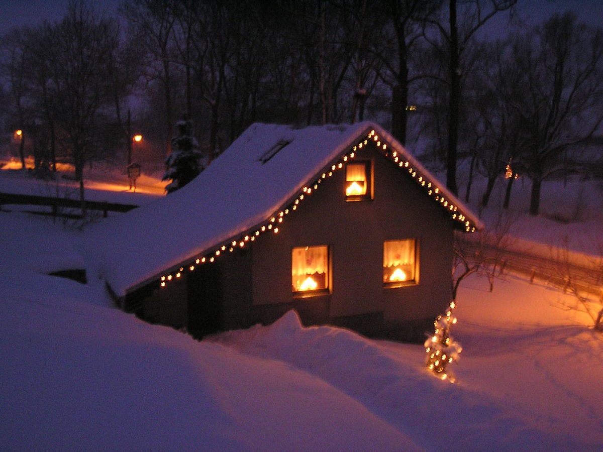 Ferienhaus  Sommer und in der Weihnachtszeit