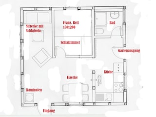 Grundriss von Süden gesehen