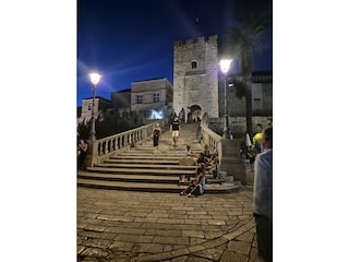 Steps up to the old city