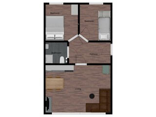 Appartamento Nieuwvliet Pianta del piano 23