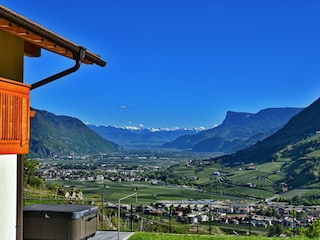 Aussicht vom Balkon