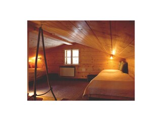 Das Schlafzimmer im Dachgeschoss