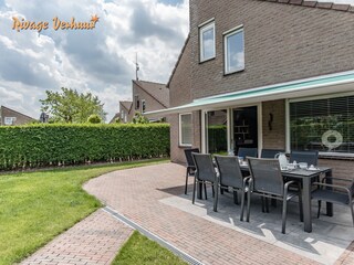 Casa de vacaciones Nieuwvliet Grabación al aire libre 2