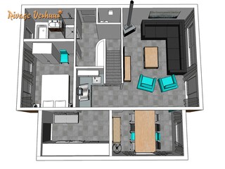 Casa per le vacanze Nieuwvliet Pianta del piano 22