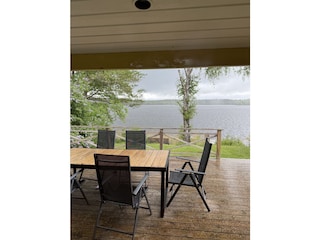 Blick aus dem Wohnzimmer