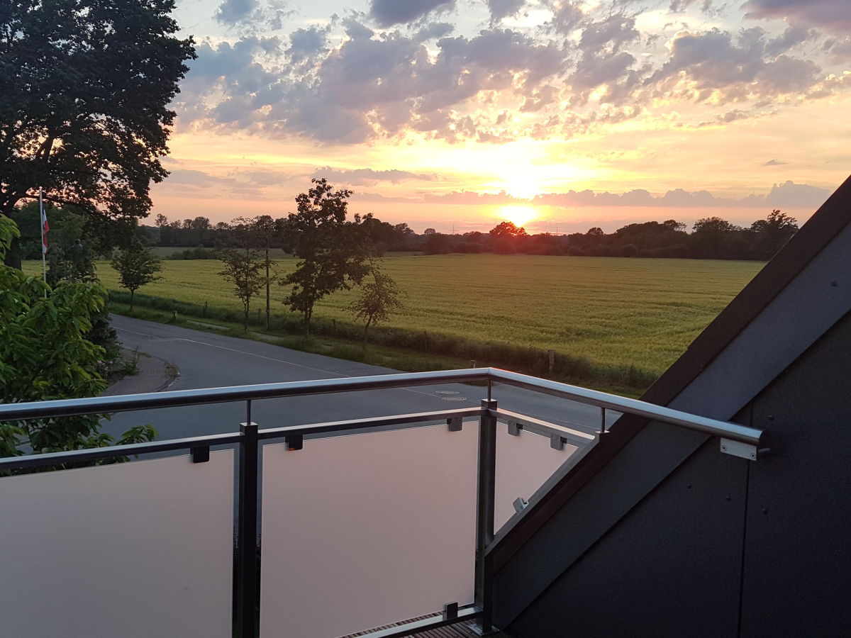 Dachterrasse  Abendstimmung