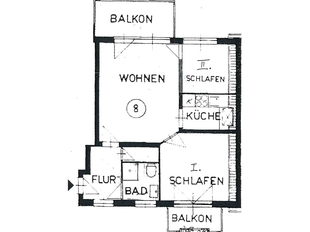 1. OG - Wohnung 8, Am Bocksberg 5, Hahnenklee