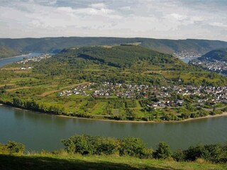 Blick vom Gedeonseck auf Filsen