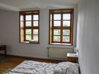 Schlafzimmer an der Weserseite