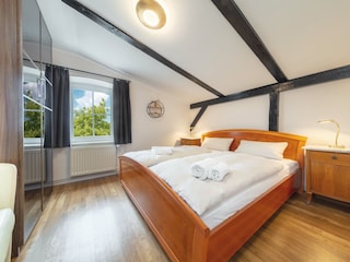 Das ruhige Schlafzimmer in Richtung Nordosten