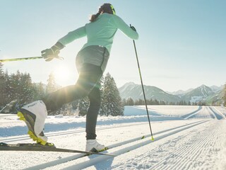 Direkt vor der Haustüre 230 km Loipen