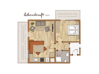 Chalet Ramsau am Dachstein Plano de planta 40