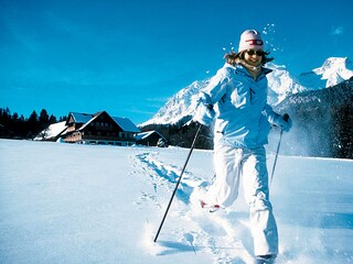 Winterwanderwege direkt nebem dem Haus