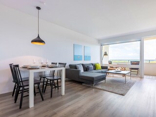 Wohnzimmer - St Peter Ording Bad, Haus Atlantic, Wohnung 133 "Nordmeer"