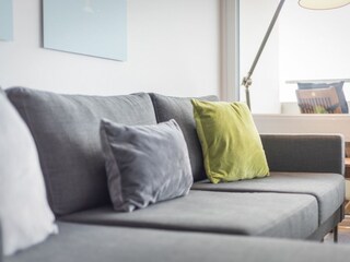 Wohnzimmerdetail - St Peter Ording Bad, Haus Atlantic, Wohnung 133 "Nordmeer"