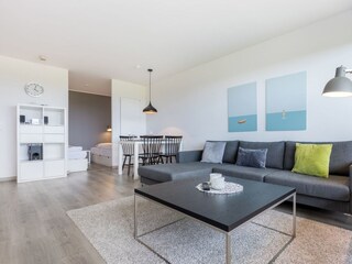 Wohnzimmer - St Peter Ording Bad, Haus Atlantic, Wohnung 133 "Nordmeer"