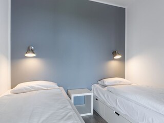 1. Schlafzimmer - St Peter Ording Bad, Haus Atlantic, Wohnung 133 "Nordmeer"