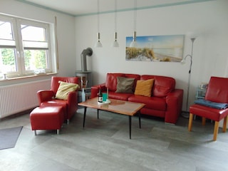 Wohnzimmer  mit Kamin