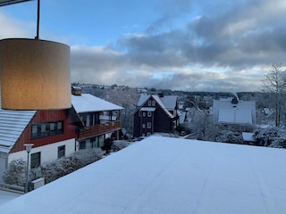 Blick vom Esszimmer
