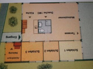 Vakantiehuis Schoorldam Grondplan 20