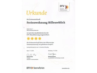 Urkunde vom DTV