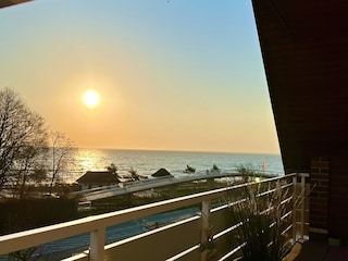 Blick aus dem Strandkorb