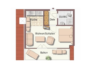 Ferienwohnung Scharbeutz Grundriss 28