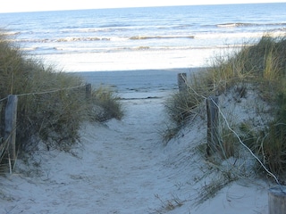 Zugang zum Strand