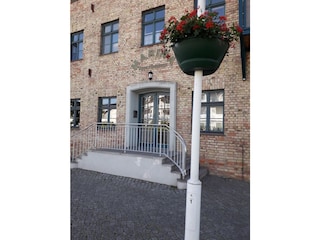Eingang in das Marina Haus