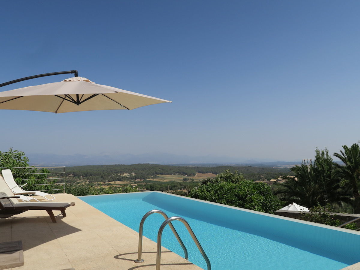 sun terrace and private pool