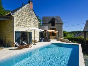 Cottage Ferienhaus bei Thizay mit privatem Pool - Cinais - image1