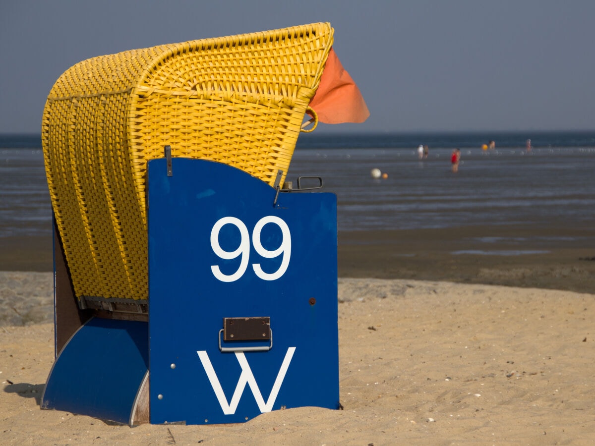 Erholung am breiten Sandstrand