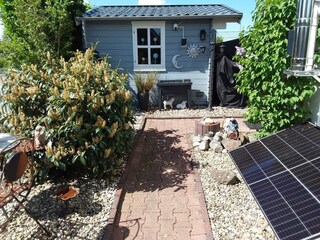 Gehweg zur Ferienwohnung