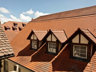 Blick aus dem Studio