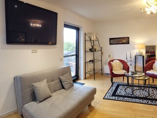 Wohnbereich mit Flach  TV