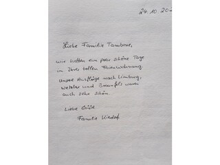 Gäste unsere FeWo 2021