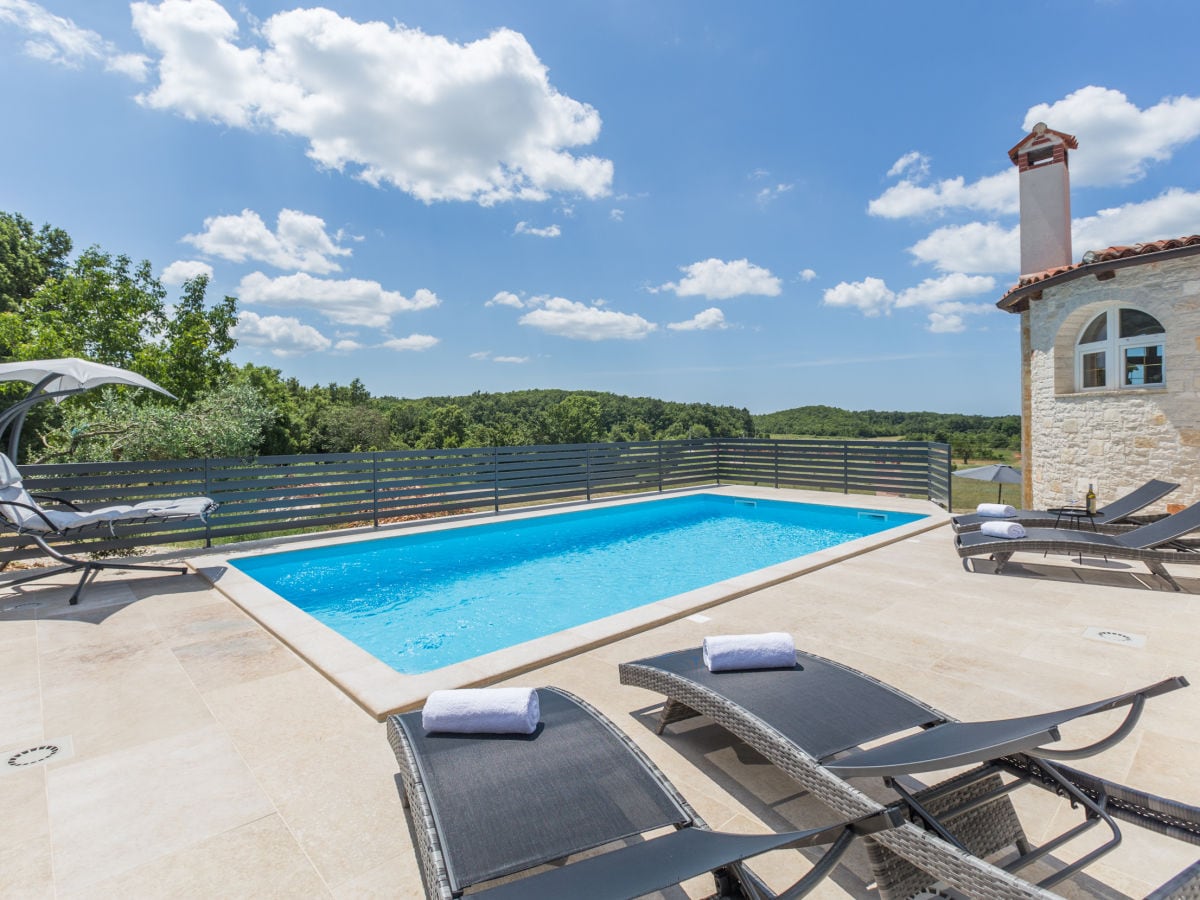 Pool and garden area