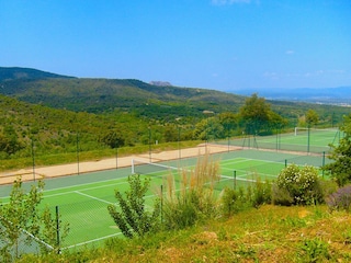 Tennis courts