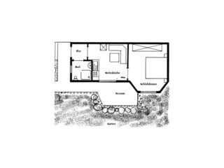 Grundriss der Wohnung