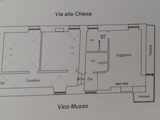 Vakantieappartement Laigueglia Grondplan 30