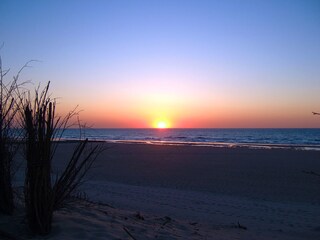 Sonnenuntergang am Strand