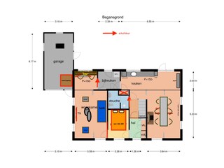 Appartamento per vacanze Den Hoorn Pianta del piano 21