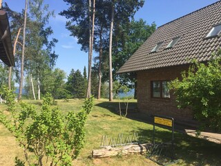 Ferienhaus Müritzblick mit Sicht auf die Müritz