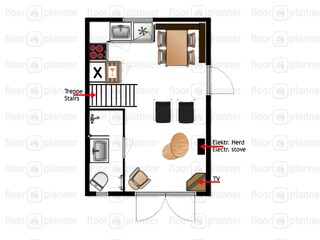 Vakantieappartement De Koog Grondplan 6
