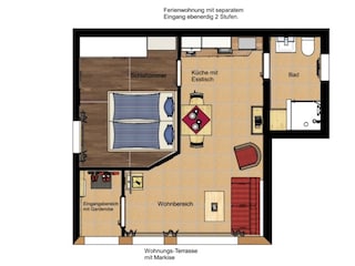 Ferienwohnung Schneizlreuth Grundriss 40