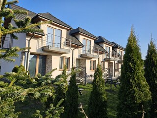 Villa am Strand, Außenansicht