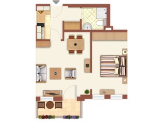 Ferienwohnung Warnemünde Grundriss 19